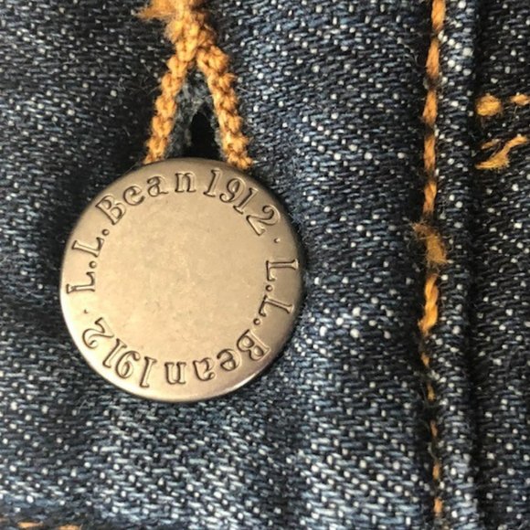 L.L. Bean 1912 Favorite Fit 5-Pocket Jeans Skirt - 10 - Picture 4 of 8